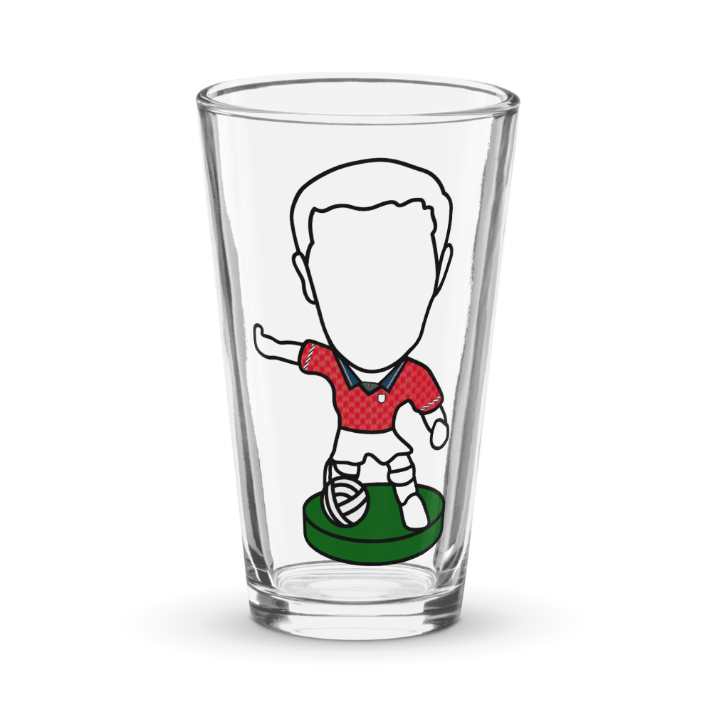 England Red Away 1990 Inspired Shaker Pint Glass