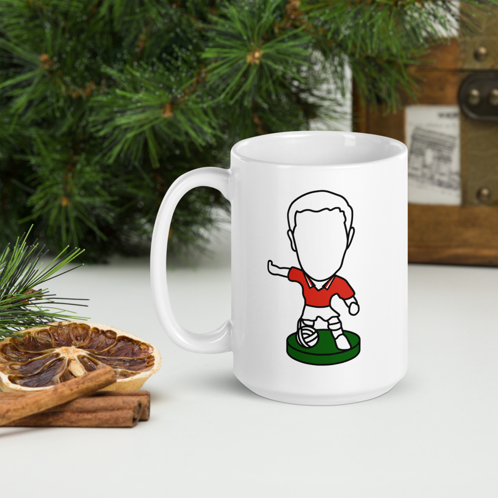 1x Manchester Red - White Glossy Mug