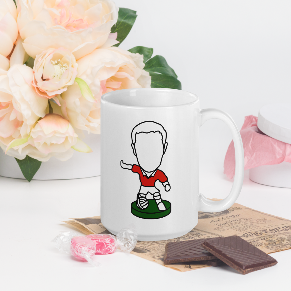 1x Manchester Red - White Glossy Mug