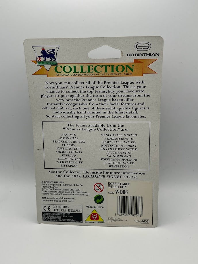 Robbie Earle - Corinthian Football Figure - Wimbledon - PL118 - Collectible