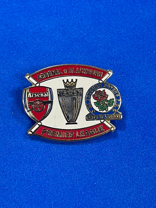 Arsenal vs Blackburn Rovers - Premier League - Pin Badge