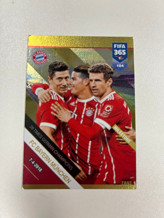 Bayern Munich Foil/Shiny - Panini Adrenalyn Fifa 365 - Football Cards