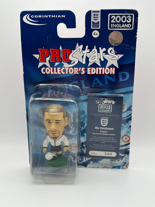 Rio Ferdinand - Corinthian ProStars Football Figure - England - PRO822