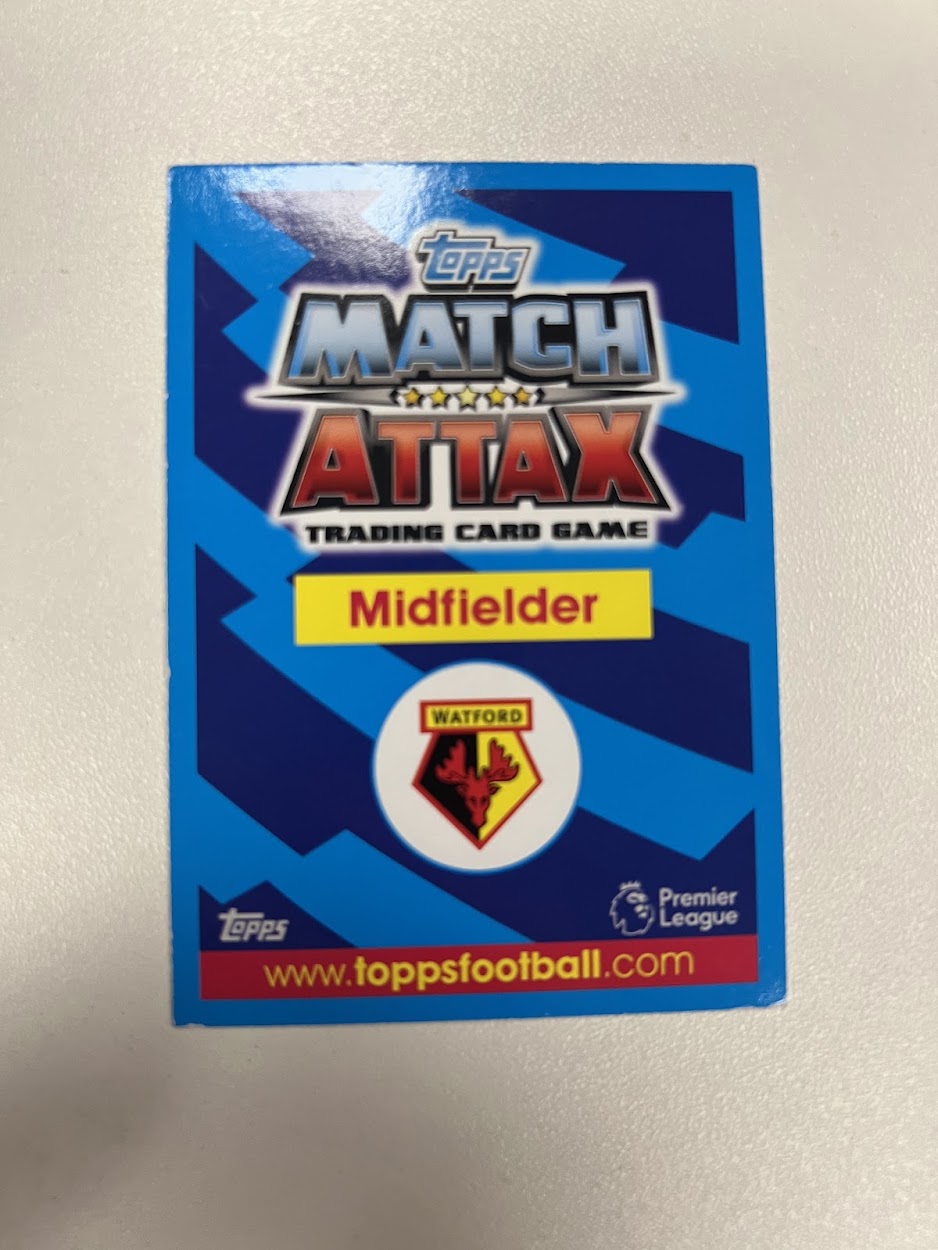 6x Watford - Topps Match Attax Football Cards