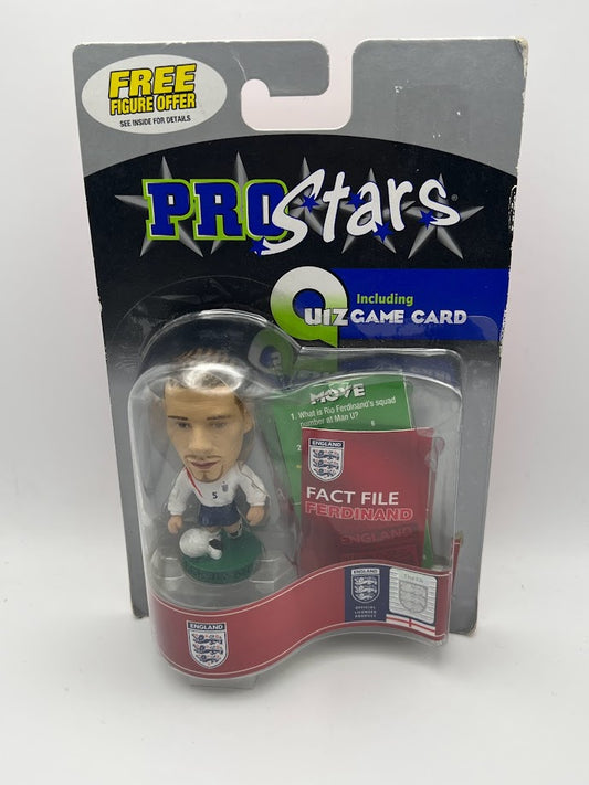 Rio Ferdinand - Corinthian ProStars Football Figure - England - PR119 - Collectible - Quiz Game