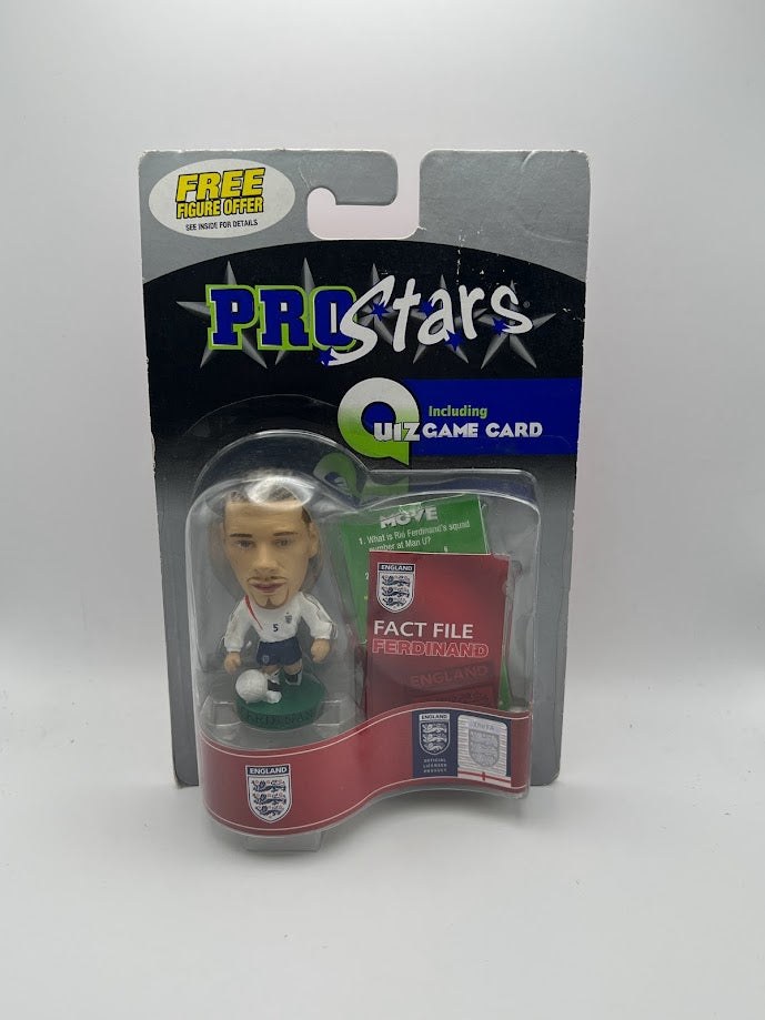 Rio Ferdinand - Corinthian ProStars Football Figure - England - PR119 - Collectible - Quiz Game
