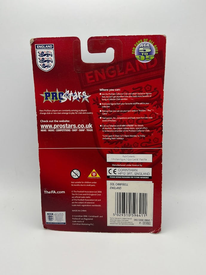 Sol Campbell - Corinthian ProStars Football Figure - England - PR115 - Collectible - Quiz Game