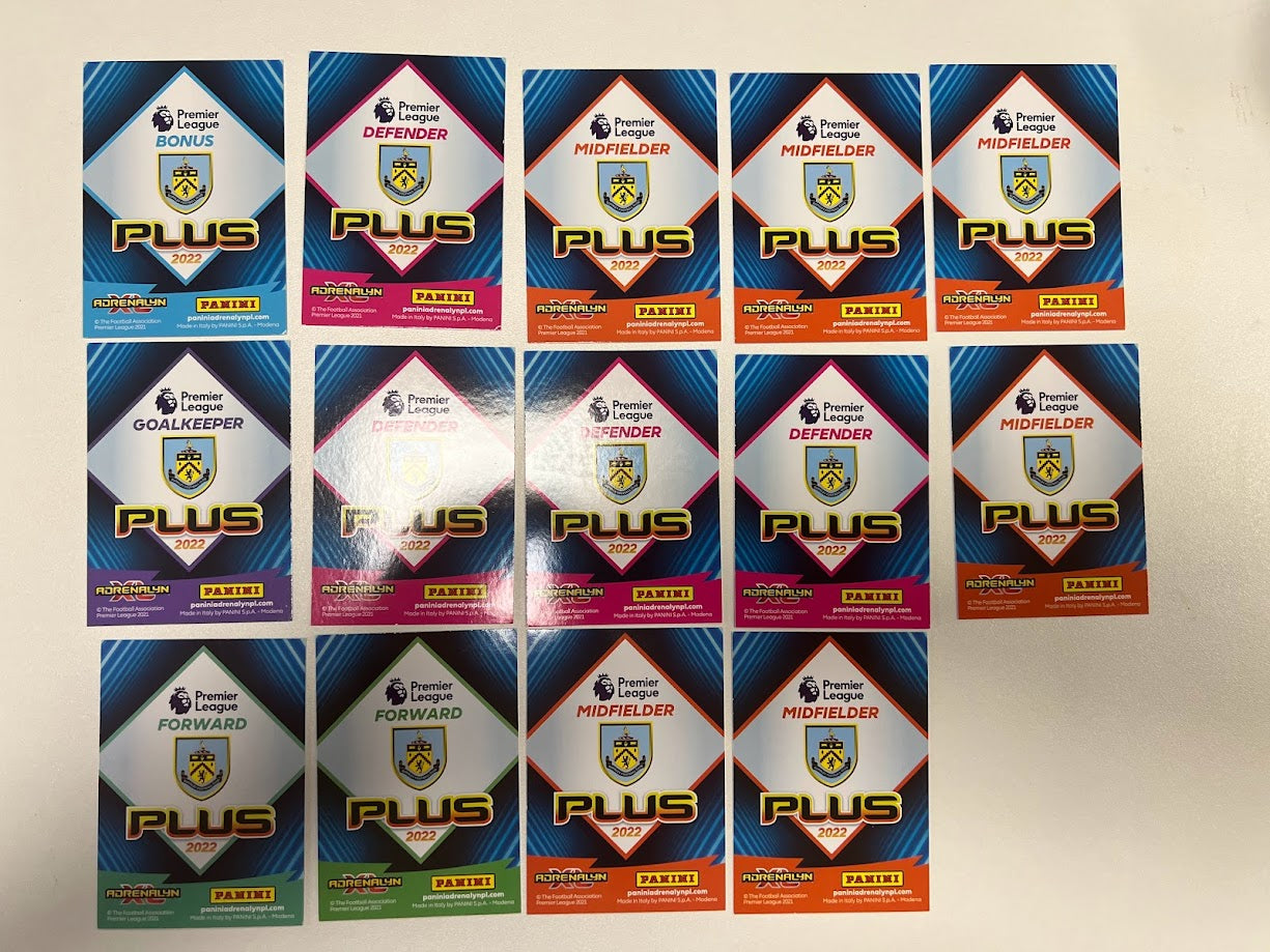 Burnley - Panini Adrenalyn XL Premier League Plus Cards 21/22