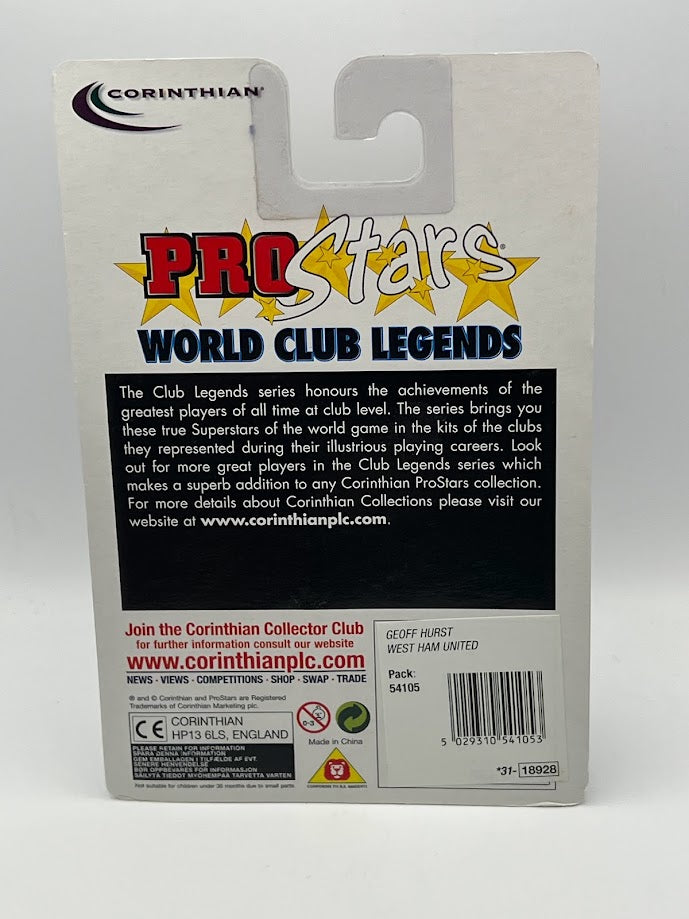 Geoff Hurst - Corinthian Football Figure - West Ham United - ProStars World Club Legends - PRO445