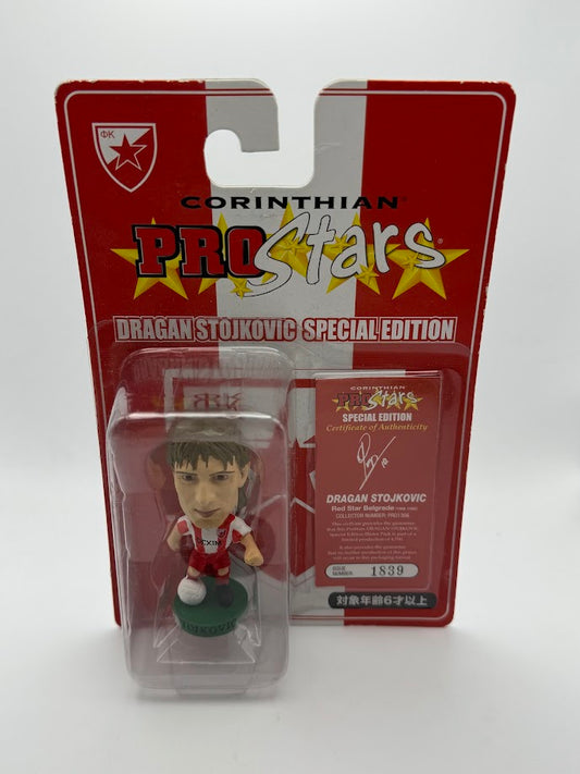 Dragan Stojkovic - Corinthian Football Figure - Red Star Belgrade - PRO1366 - ProStars Dragan Stojkovic Special Edition
