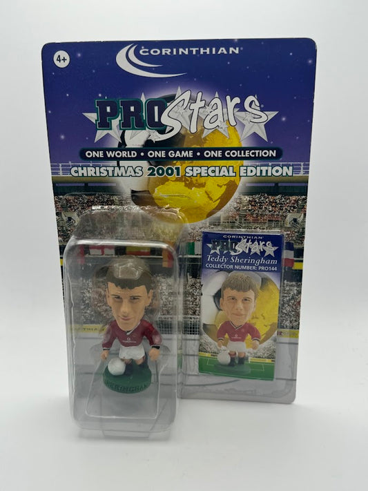 Teddy Sheringham - Corinthian Football Figure - Manchester United - PRO144 - Christmas 2001 Special Edition