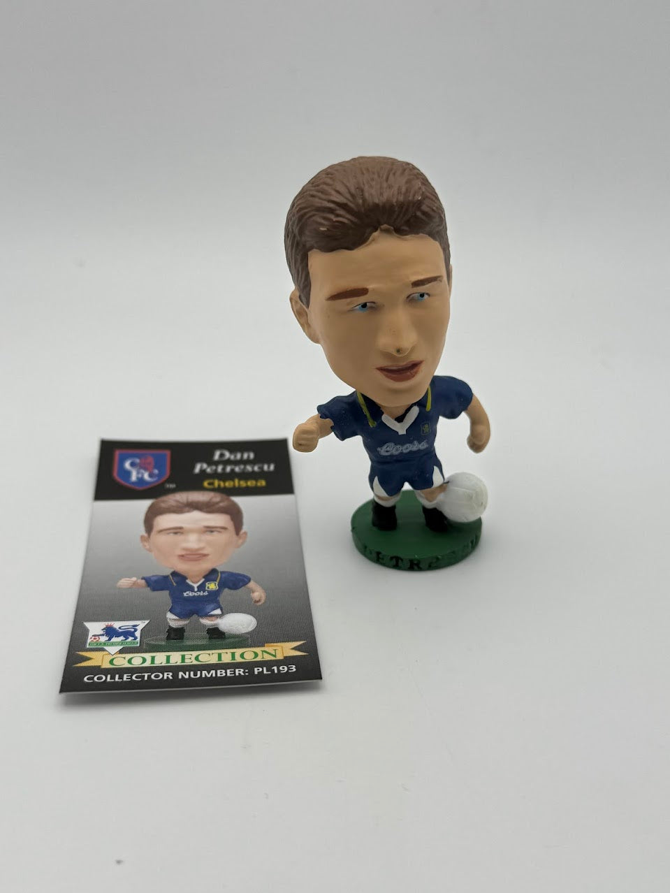 Dan Petrescu - Chelsea Corinthian Headliner Figure - Loose + Card - PL193