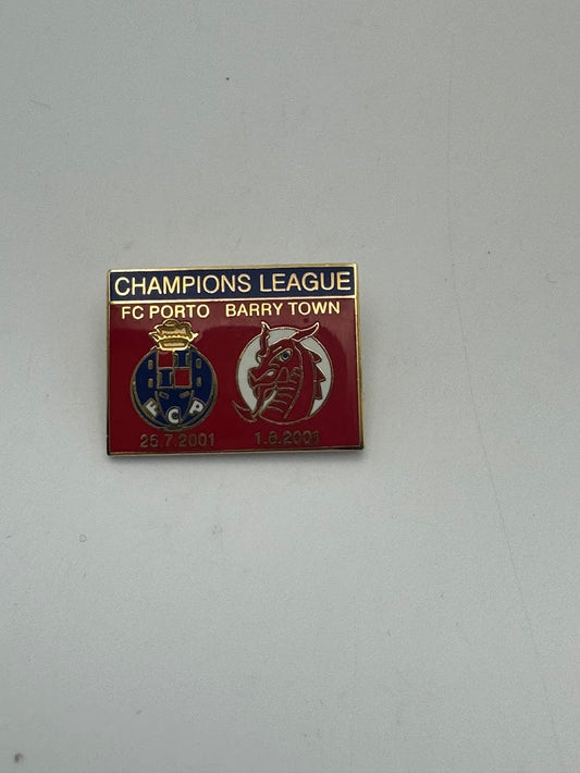 FC Porto vs Barry Town - Champions League - Pin Badge