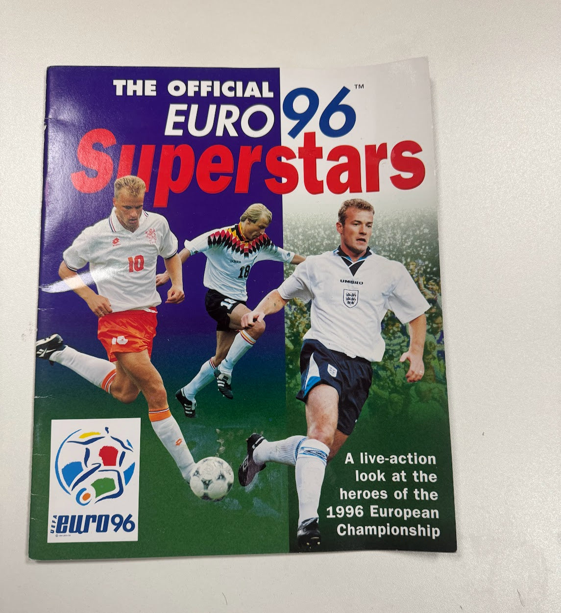 The Official Euro 96 Superstars Book - Euro 96 Memorabilia