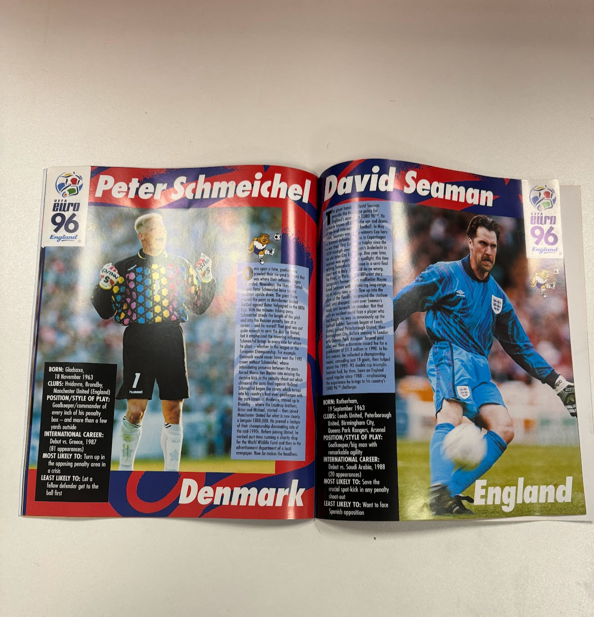 The Official Euro 96 Superstars Book - Euro 96 Memorabilia