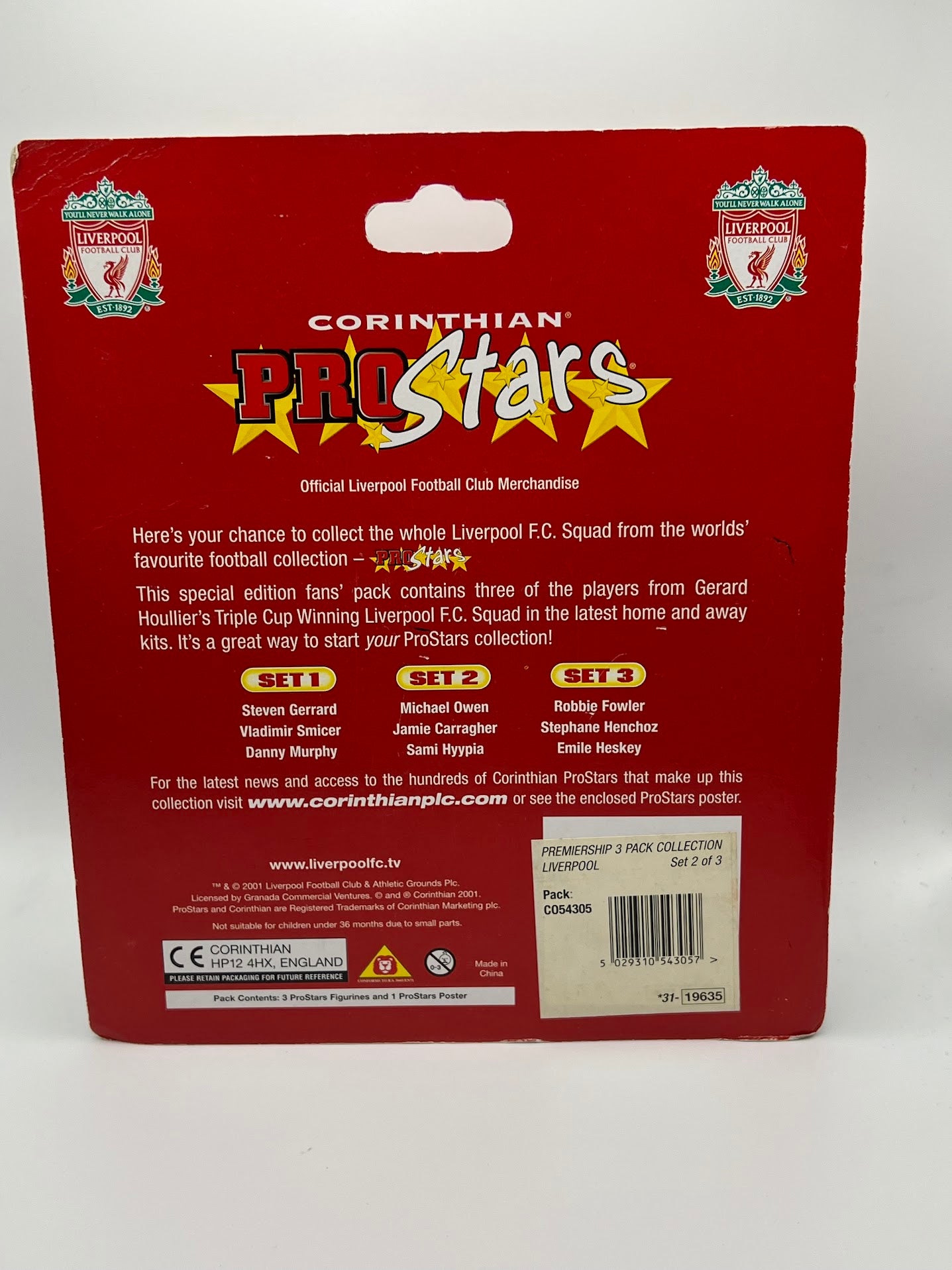 Liverpool Multi Pack -  3 Pack - Liverpool - Corinthian Football Figures - Set 2 of 3