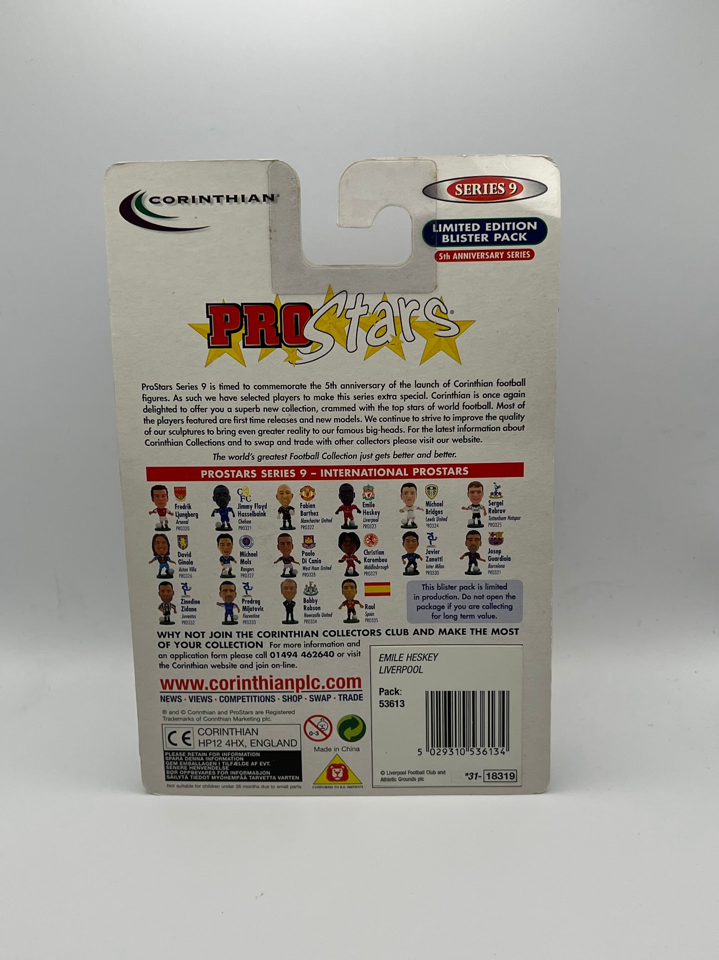 Emile Heskey - Liverpool - ProStars Corinthian Figure Series 9 - PRO323
