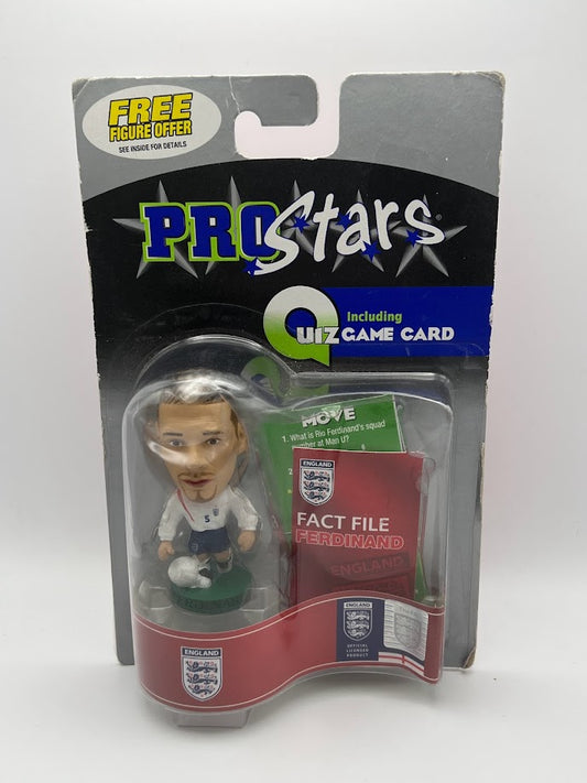 Rio Ferdinand - Corinthian ProStars Football Figure - England - PR119 - Collectible - Quiz Game